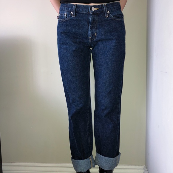 Low Rise Polo Ralph Lauren Dark Wash Jeans - Picture 1 of 5